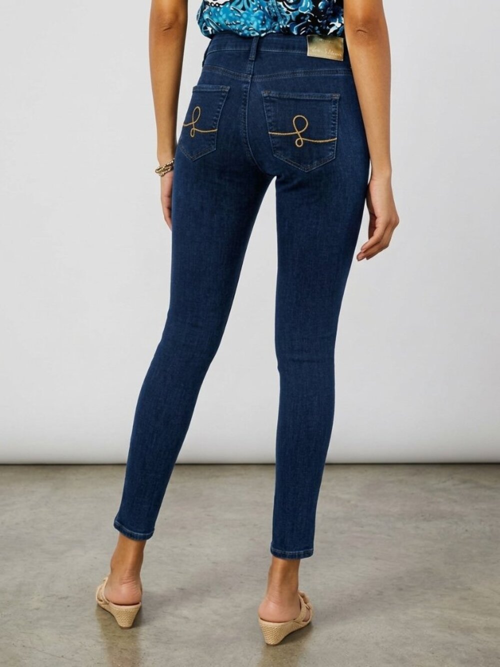 Lilly Pulitzer Eagan High Rise Skinny Jeans Repreve® Denim Women’s  NWT - Picture 3 of 6